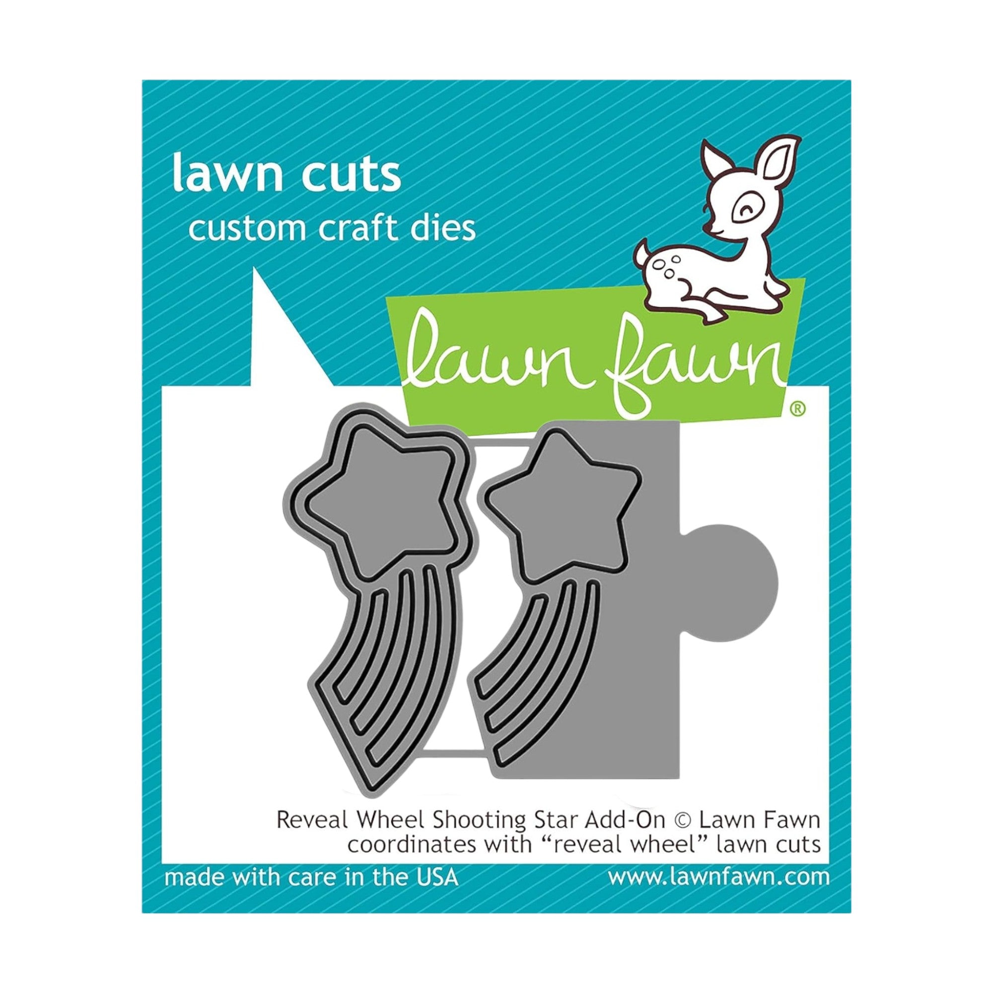 Reveal Wheel Shooting Star add-on Dies by Lawn Fawn